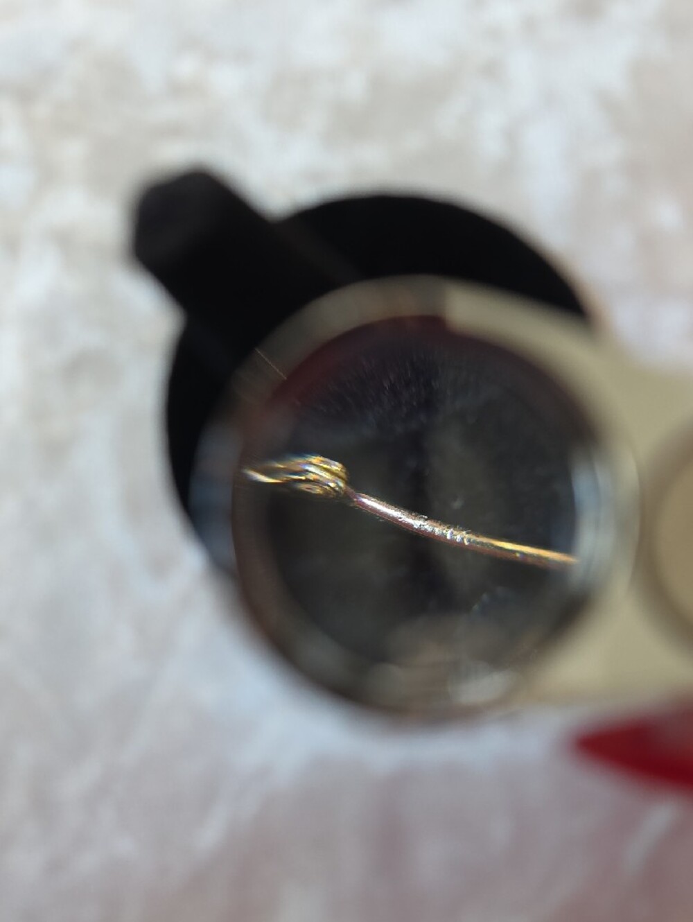 14kt Gold Hoop Minimalist Earrings 1/2 Inch - Picture 4 of 8